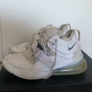 White nike Air Force sneakers